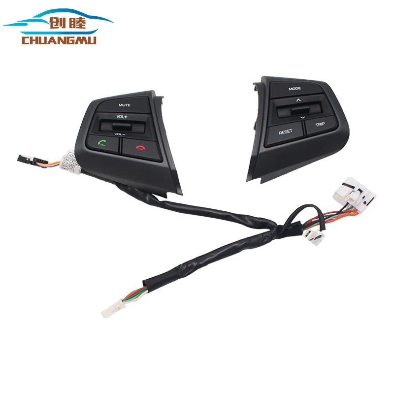 

CHUANGMU For HYUNDAI ix25 (creta) 1.6 L steering wheel cruise button fixed speed key switch right