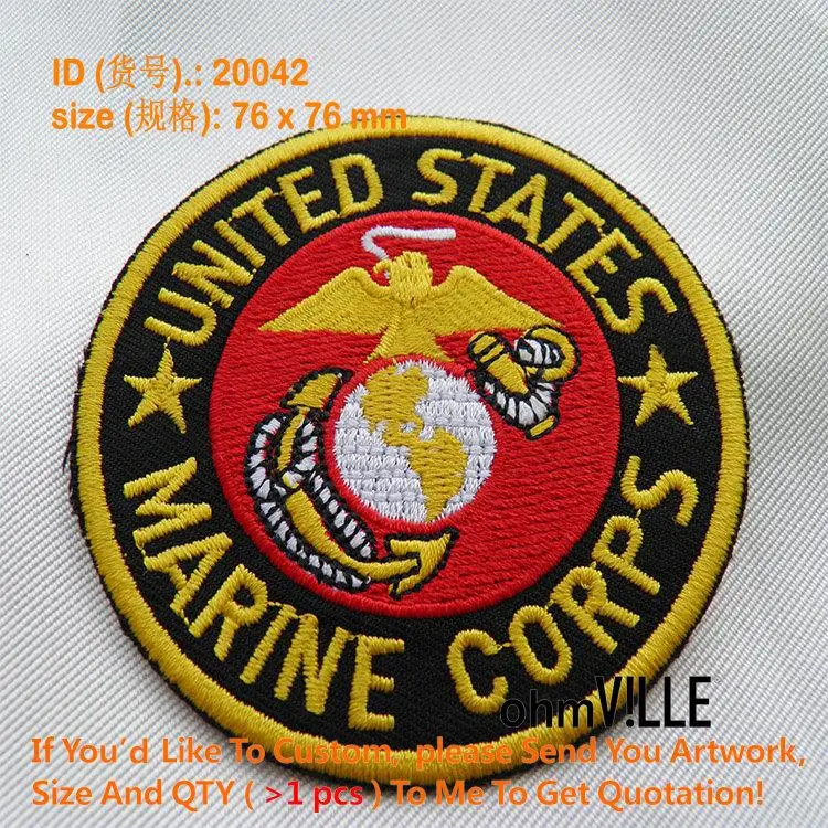 Iron On Patch United States Of Marine Corps For Embroidered Patches Custom Badge Applique Wholesale 20042  Дом и | Отзывы и видеообзор