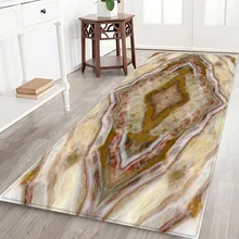 3D simulation mat Marble pattern floor mat customize Bedside carpet Non-slip crawling mat Living room carpet bedroom floor mat abstract pattern floor mat