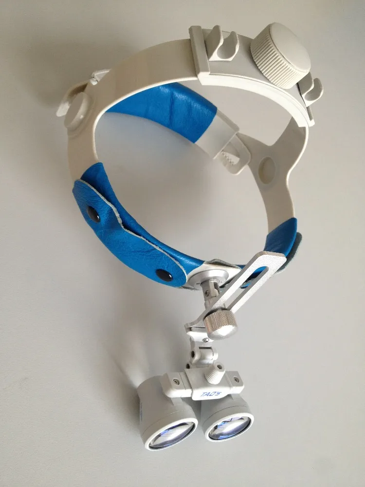 TAO'S Крепление на голову 2.5X Стоматологическое хирургическое увеличительное стекло лупы с оголовьем светодиодный светильник