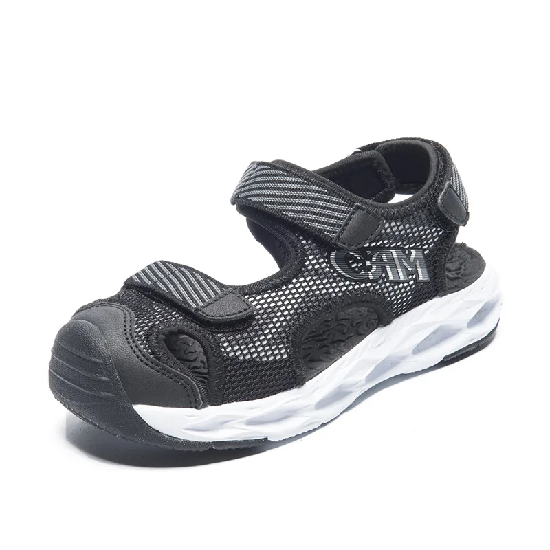

Boys' sandals summer new Korean version of baotou beach shoes zhongda children's sports shoes up stream kids shoes Mesh