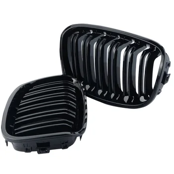 

1 Pair Car Style One Pair Front Gloss Black Racing Grilles For BMW F20 2011-2014