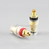 HIFI copper socket plug crystal Audio Speaker Connector Amplifier Terminal Binding Post Banana plug Socket Connector ► Photo 3/5