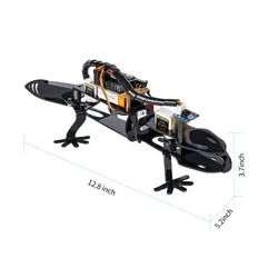 SunFounder Robot Visual programable para Arduino, juguete electrónico de lagarto para principiantes, educación STEM, Bionic DIY