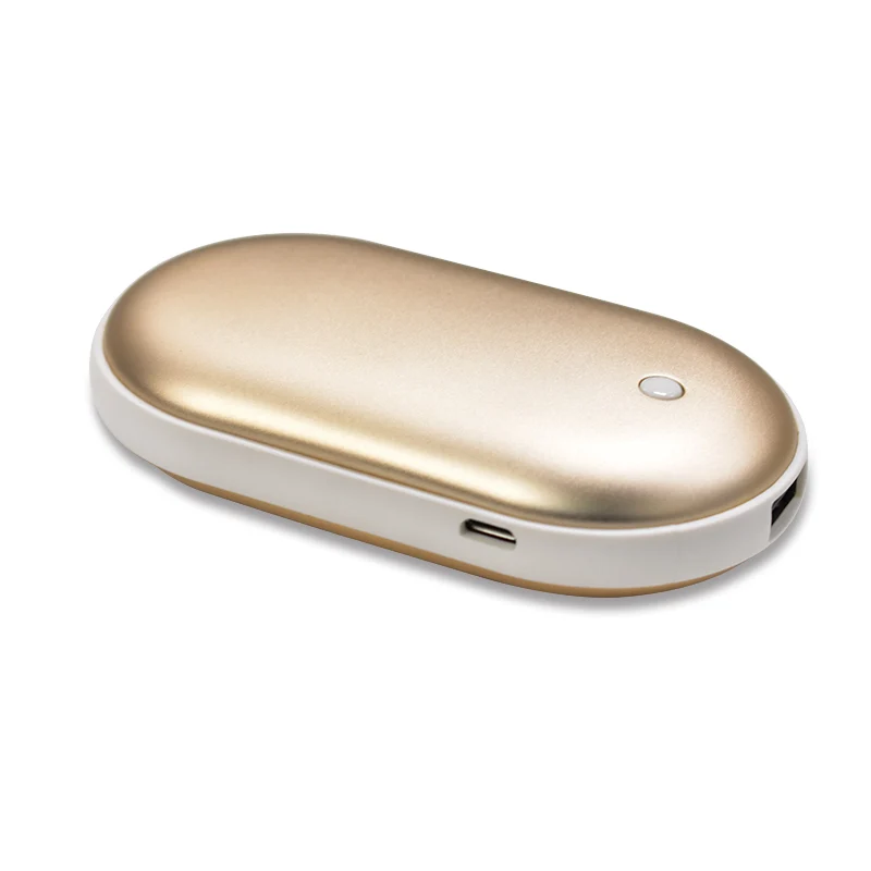 

2-in-1 Pocket Heater As Hand Warmer Multifunctional Portable Electric Heater 8000mah Power Bank for Phone Computer 4 color