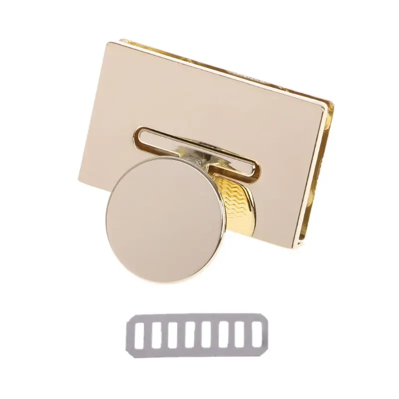 

Hot New 1 Pc Vintage Fashion Rectangle Clasp Turn Lock Twist Locks Metal Hardware For DIY Handbag Bag Purse Accessories
