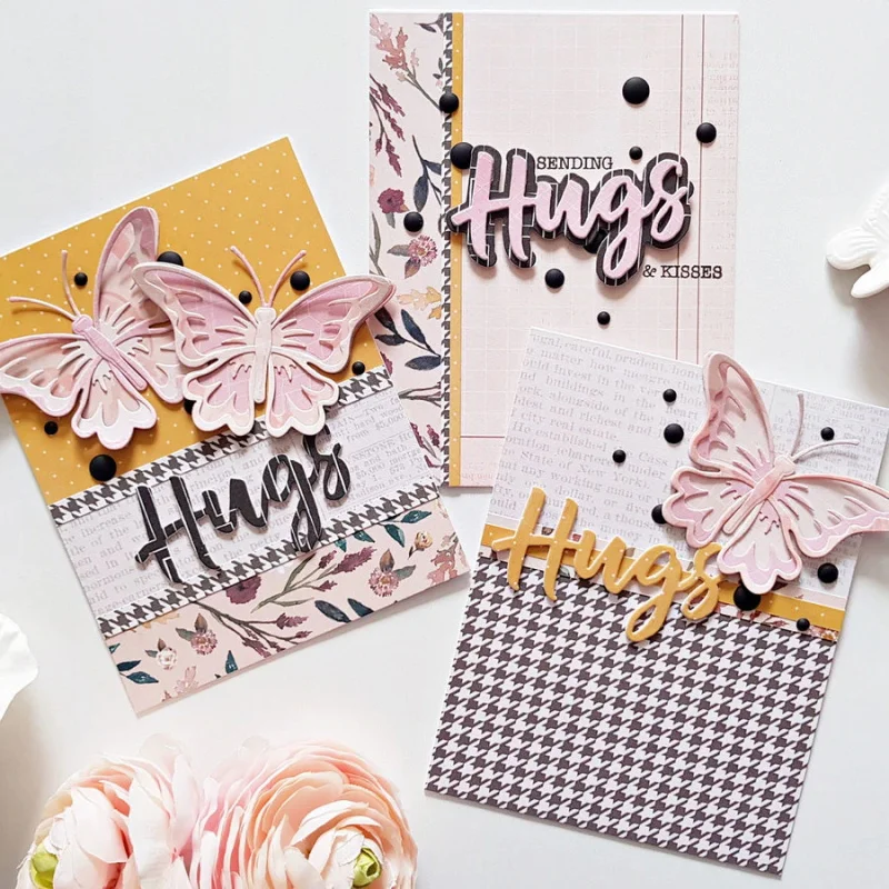 

Layered Butterflies Metal Cutting Dies For DIY Scrapbooking Embossing Photo Paper Cards Making Crafts Supplies New 2019 Diecuts