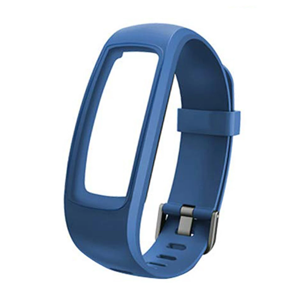 

Solid Watch Strap Water Resistant Soft Easy Assemble Replacement Wristband Elegant Adjustable Unisex Silicone For ID107plus