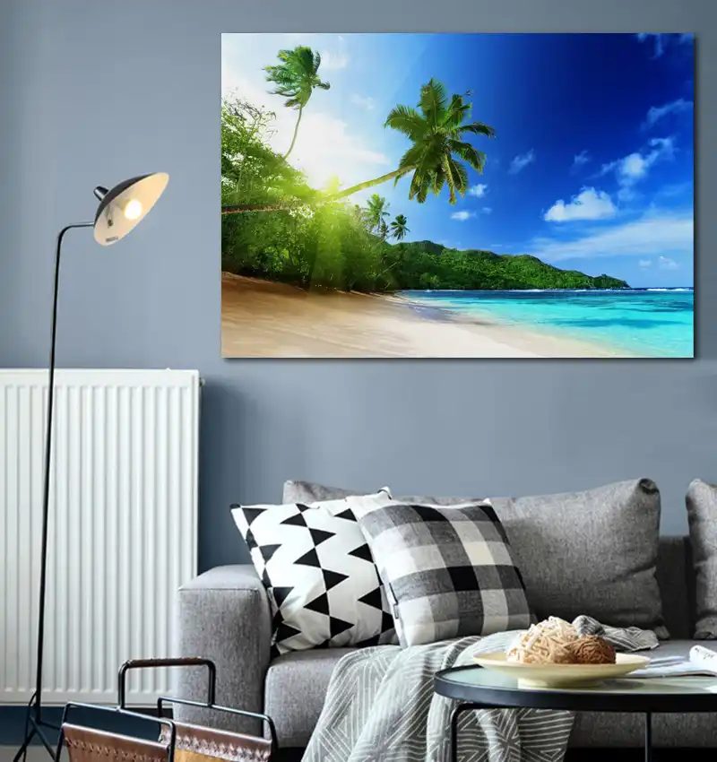 Tropicos Mar Arena Arboles Sol Descanso Naturaleza Paisaje 474fj