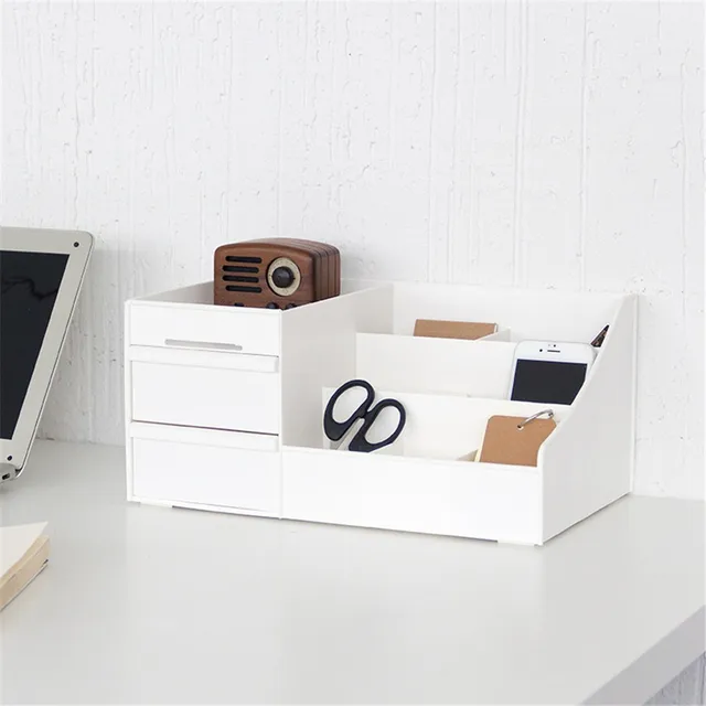 Minimalist Plastic Storage Drawer New White Desk Box Minimalist Plastic Storage Drawer New White Desk Box Organizer Sundries Cosmetics Container For Home
