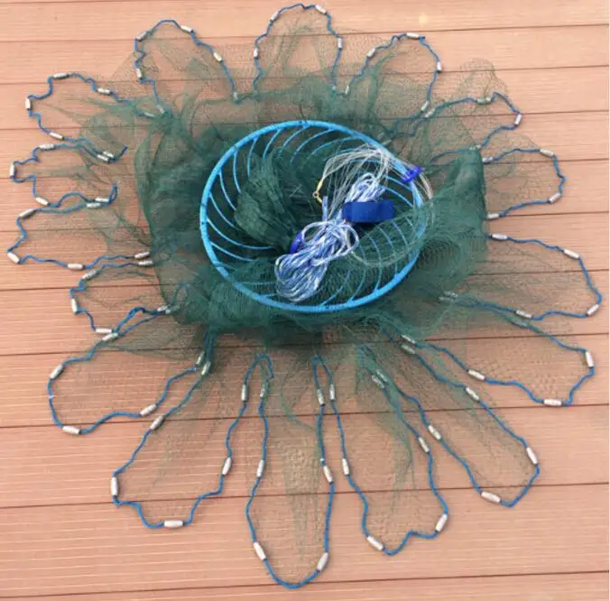 Easy throw frisbee Cast net High strength multifilament line 3 6M