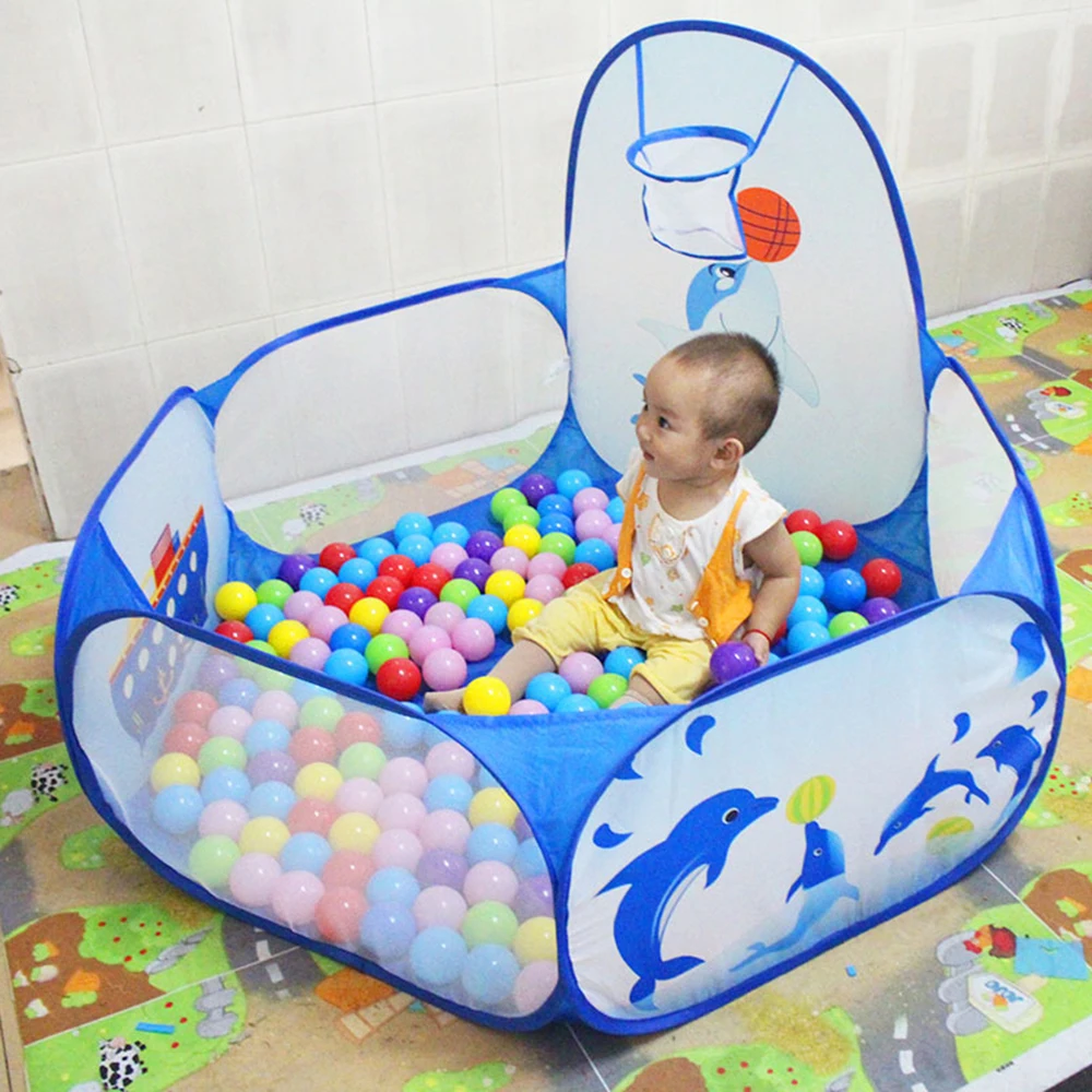 

Foldable Kids Ball Pit Toddlers Children's Toys Tent Folding Playpen Outdoor Indoor Baby Ball Pit Tent Kids Play Ball Pool