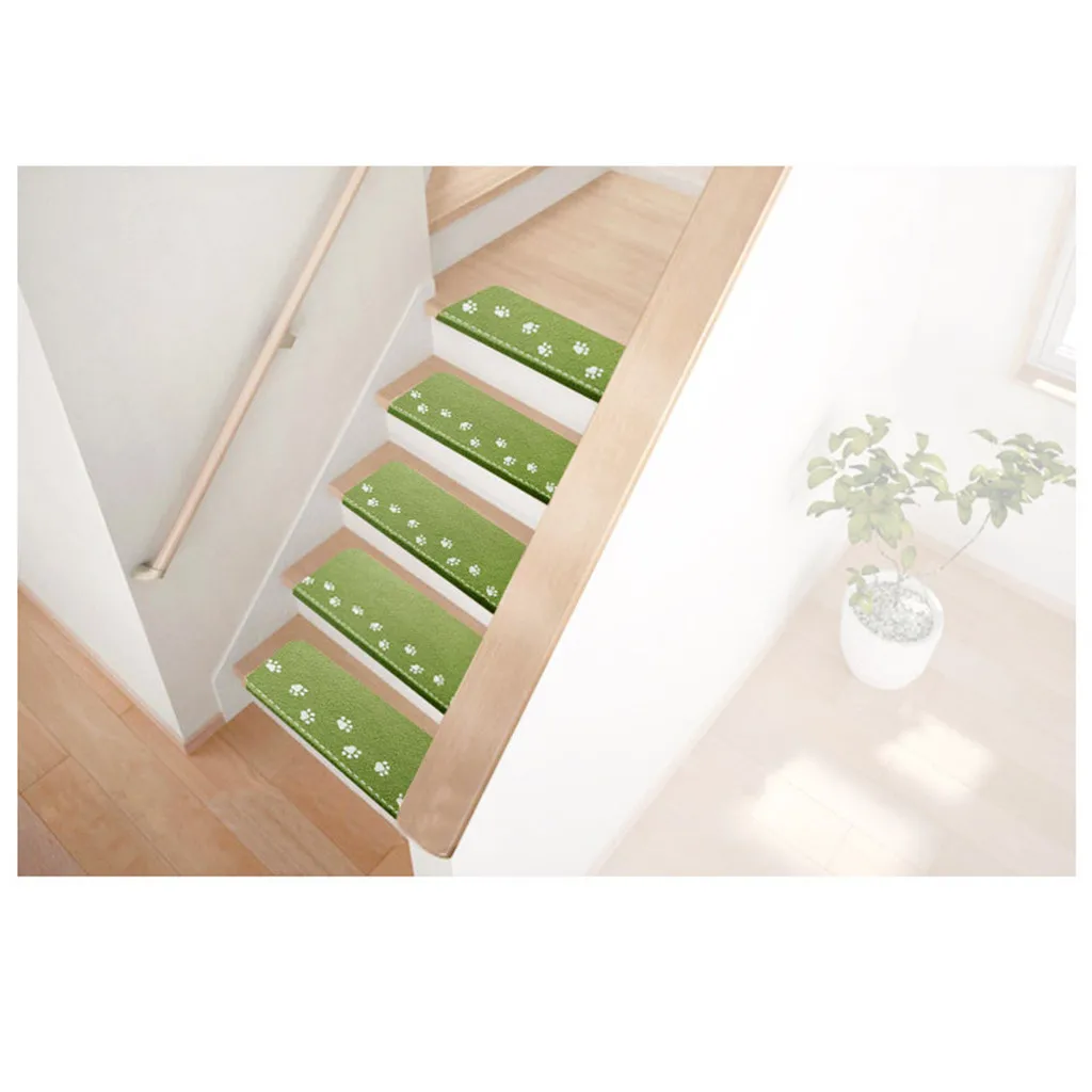 8Pcs Self-adhesive Stair Carpet Mat Step Staircase Non Slip Cover Pad Luminous Stair Mats Home Decorative felpudo deurmat 8Pcs Self-adhesive Stair Carpet Mat Step Staircase Non Slip Cover Pad Luminous Stair Mats Home Decorative felpudo deurmat