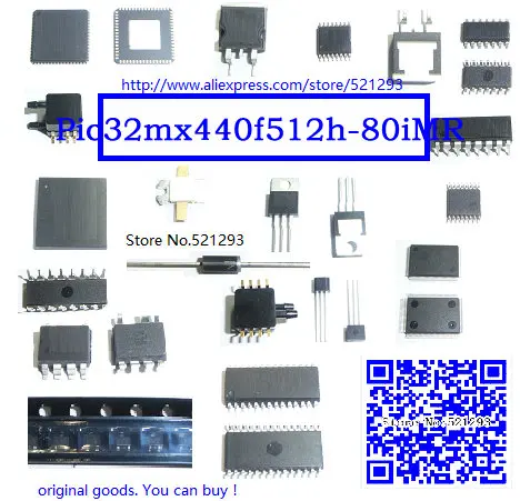 

Pic32mx440f512h-80i/MR MCU , 32BIT 512KB FLASH 64QFN PIC32MX440F512H-80I 440 PIC32MX440F512H 1PCS/LOT