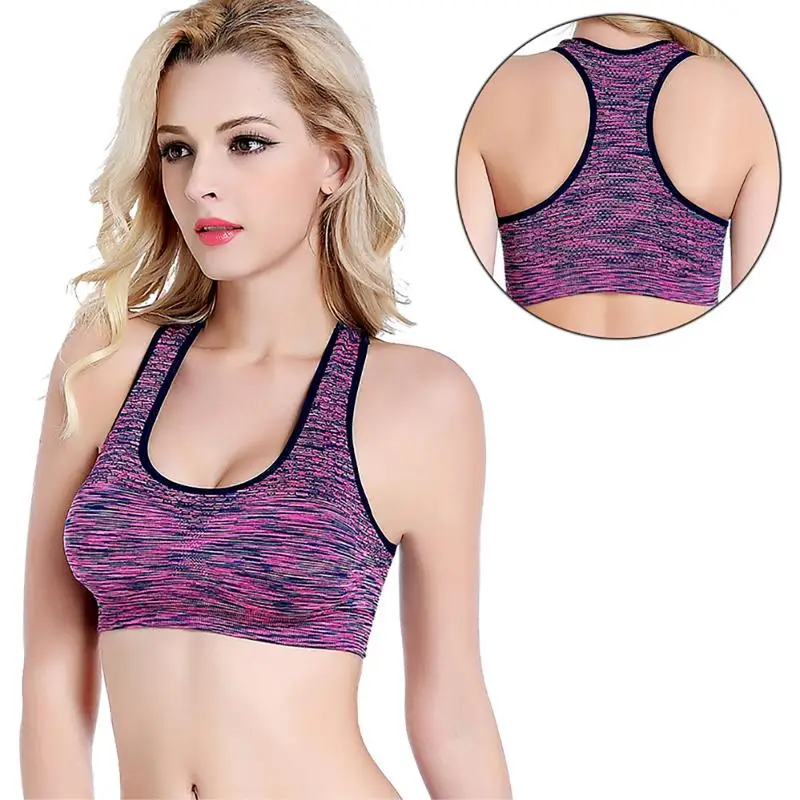 

6 Colors Sports Bras Fitness Sports Bra Top Shockproof Shapes Quick Dry Running Gym Adjustable Underwear Push Up Yoga Bra Top
