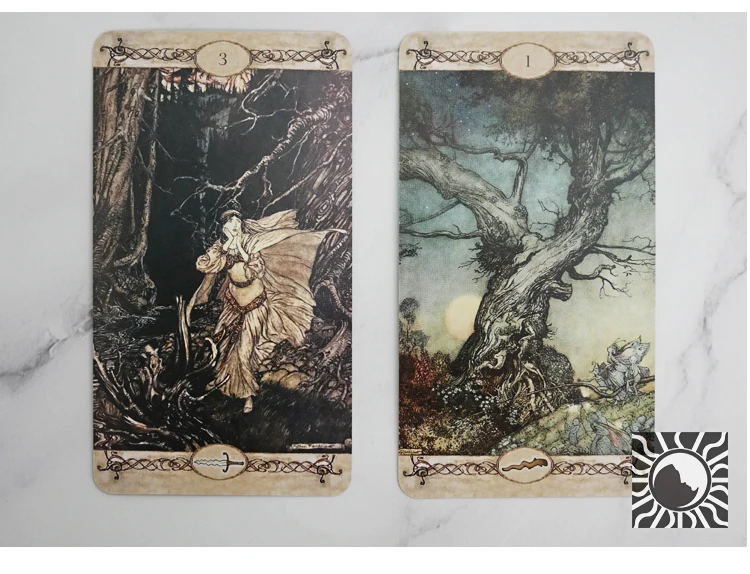 Полностью английские карточки Таро Rackham фабричное производство
