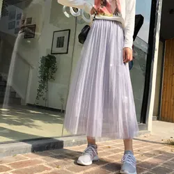 Yiciya Falda Púrpura para las Mujeres de Malla de Tul Tutu Plisado Tule Rok Largo hasta el Tobillo 2019 Faldas Calientes de Verano Más el Tamaño de Ropa Casual Yiciya Falda Púrpura para las Mujeres de Malla de Tul Tutu Plisado Tule Rok Largo hasta el Tobillo 2019 Faldas Calientes de Verano Más el Tamaño de Ropa Casual