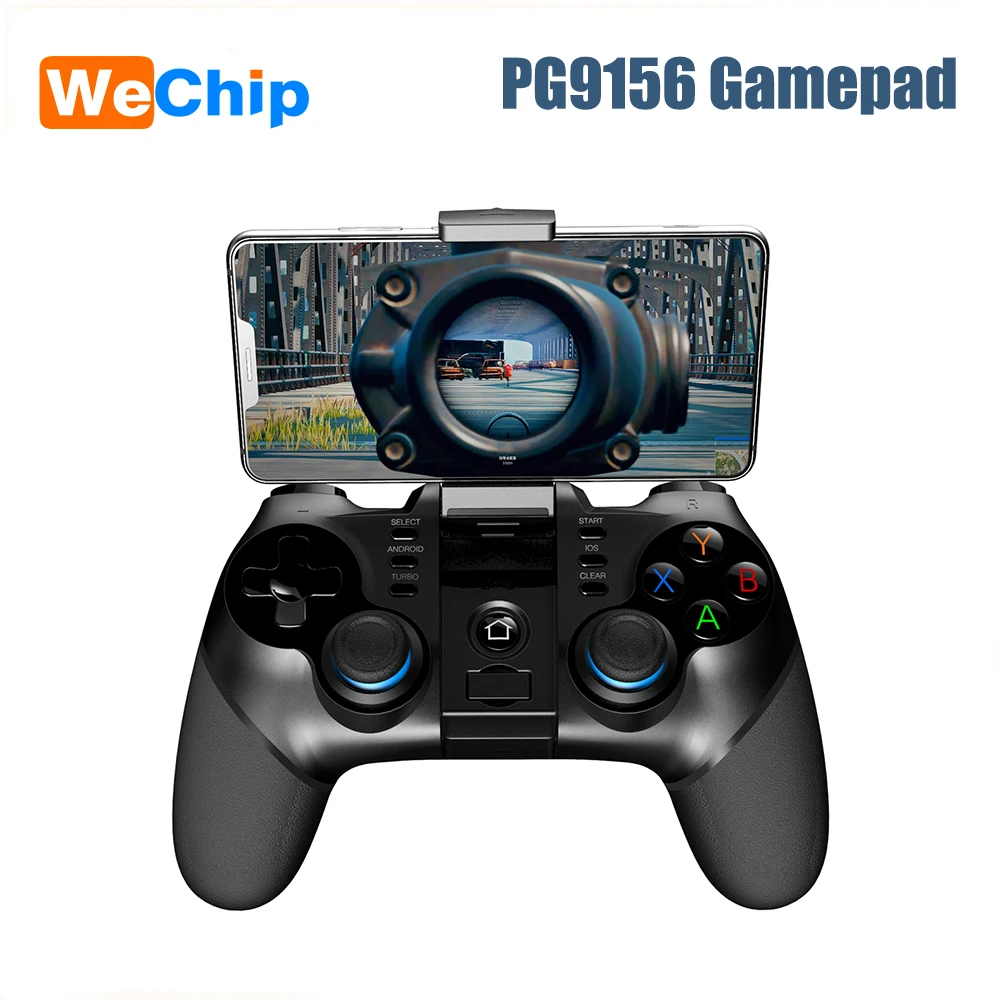 

Wechip PG9156 2.4G Wireless Gamepad Android Cell Phone PC Hand Free Firr for PUBG Receiver Game Controller Joystick
