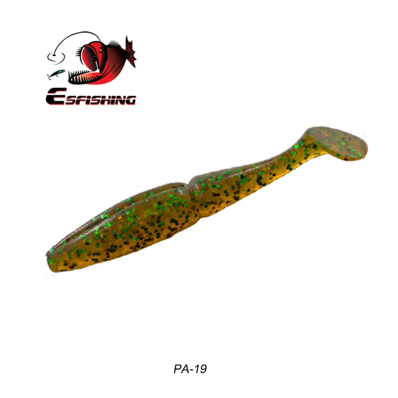 Esfishing Easy Shiner, 100 мм, 125 мм, 155 мм, 200 мм, рыболовные приманки, мягкие приманки, мягкие приманки, ПВА, Isca, Искусственные воблеры, Pesca Bass - Цвет: PA19