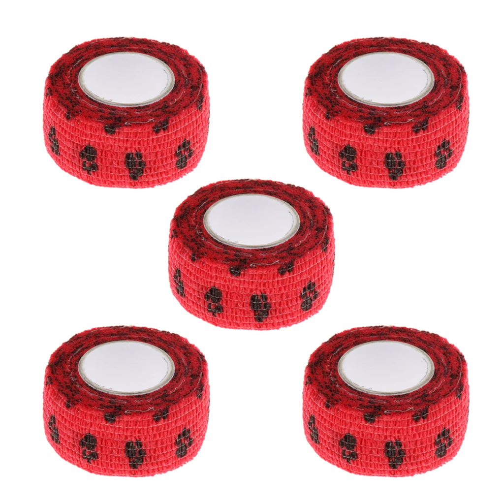 5 Pieces Non Woven Pet Dog and Cat Wound Self Adhesive Bandage Tape