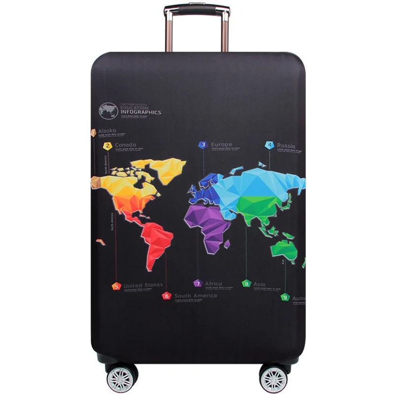 Sereqi красочный Дорожный чемодан защитные чехлы крышка багажного отделения до 18-32 дюймов чемодан дорожные аксессуары для чемодана крышка - Цвет: I Luggage Cover