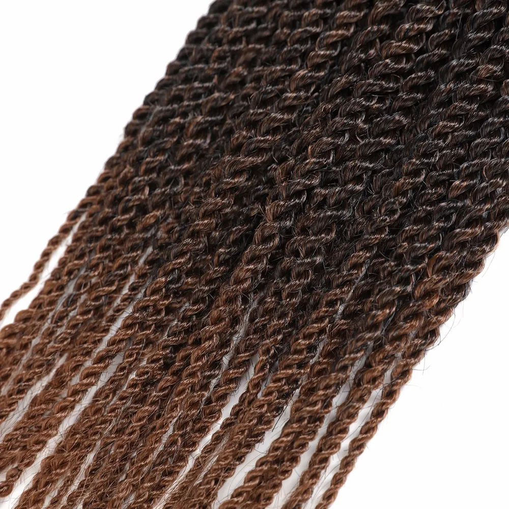 X-TRESS Senegalese Twist Crochet Braids Hair Extensions 35roots/pack 20'' Synthetic High Temperatur