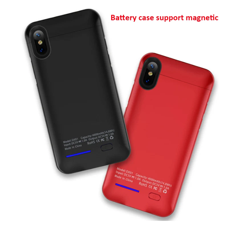 Mobile Phone Battery Charger protector Case for apple coque iphone 6 7 8 Plus X XS Max 4200/5000 mAh Capacity Power bank cover