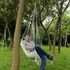 Nordic Style White Hammock Outdoor Indoor Garden Dormitory Bedroom Hanging Chair For Child Adult Swinging Single Safety Hammock