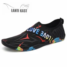 Water Sports Aqua Shoes Sneakers For Men Swimming Fishing Shoes Seaside Beach Surfing Slippers Upstream Light Athletic Footwear