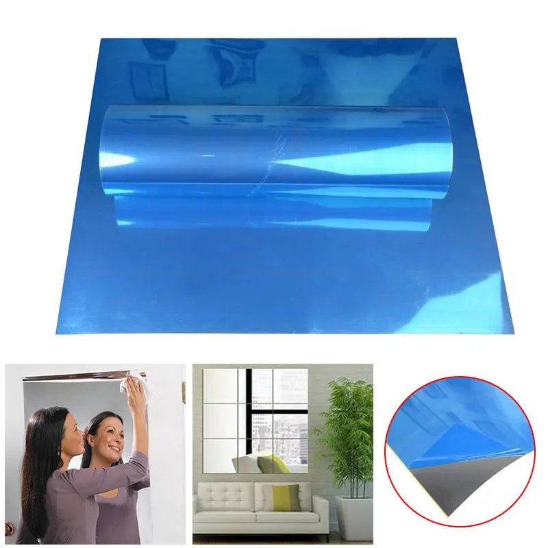 Casa espejo decorativo etiqueta de la pared de moda 3D casa decoración rectángulo extraíble de pared hermosa, arte DIY Hotel acrílico papel pintado Casa espejo decorativo etiqueta de la pared de moda 3D casa decoración rectángulo extraíble de pared hermosa, arte DIY Hotel acrílico papel pintado
