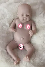 Otarddolls 20inch reborn doll Kits full body Doll DIY Accessory unpainted soft Silicone vinyl Reborn Dolls toys like real baby reborn kit unpainted blank doll kit soft vinyl reborn full vinyl body anatomically correct diy bebe kit reborn