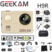 GEEKAM Ultra 4K 25FPS 1080P 60fps 720P 120FPS WIFI H9R Sports Camera Action DV 170D Underwater Waterproof Pro Video Helmet Cam
