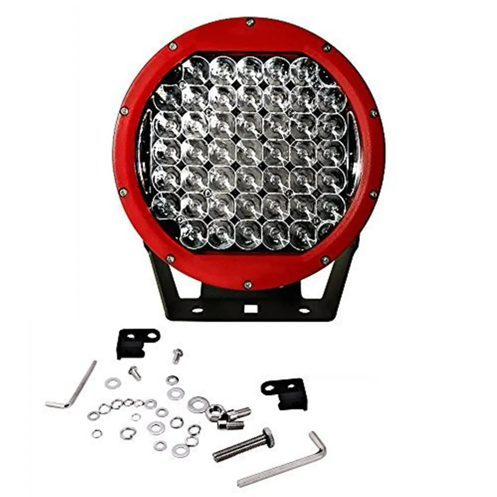 

TURBO SII 225W 9inch Red round led driving light 9" led off road light Super power led work light