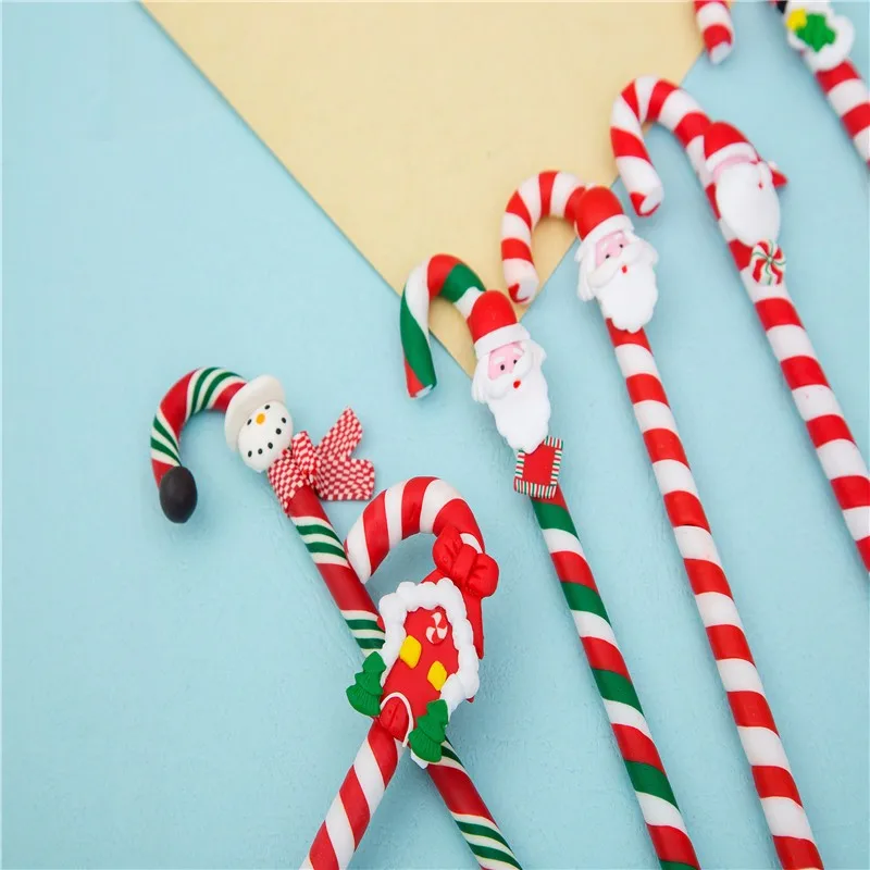 1PC Creative Christmas Funny Toy Pen Cartoon Baby Students Gift Ball Pen Toy 