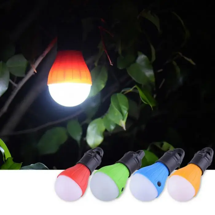 Mini Portable Tent Light LED Bulb Emergency Lamp Waterproof Hanging Hook Camping Flashlight PAK55