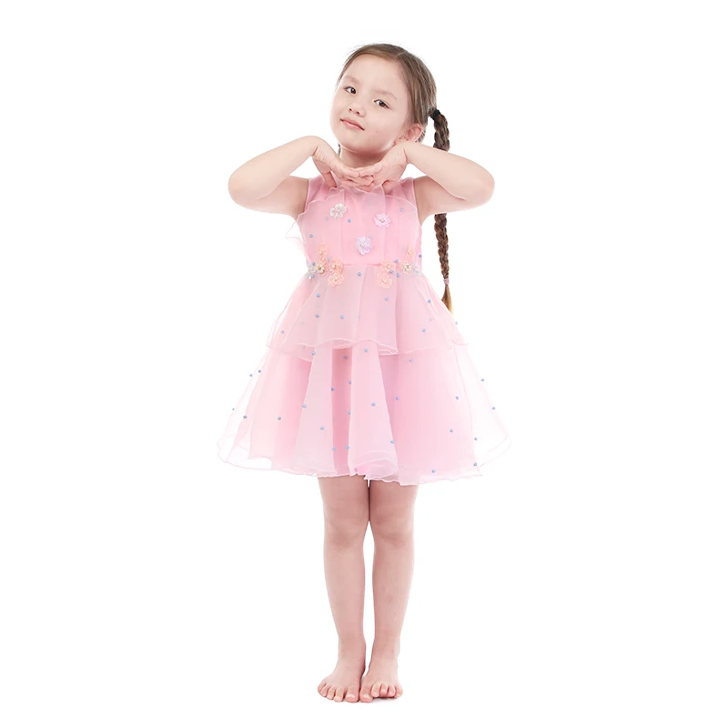 US $91.99 Kaiya Angel 4th Of July Toddler Dresses Summer Unicorn Pearls Mesh Dresses Party And Wedding Girls Floral Dress Princess Clothes