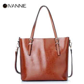 

Fashion Women Genuine Leather Handbag Shoulder Bag Simple Large Capacity Cowhide Tote Bag Female bolsas feminina High Quality