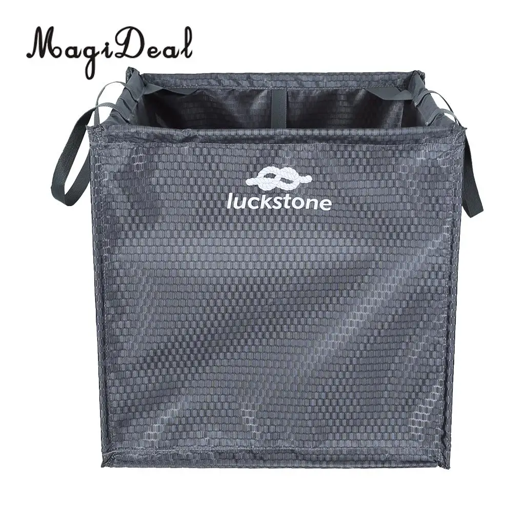 MagiDeal 1Pc Folding Lightweight Nylon Rock Climbing Arborist Throw Line Weight Rope Cord Storagecube Bag Gear Equipment Holder