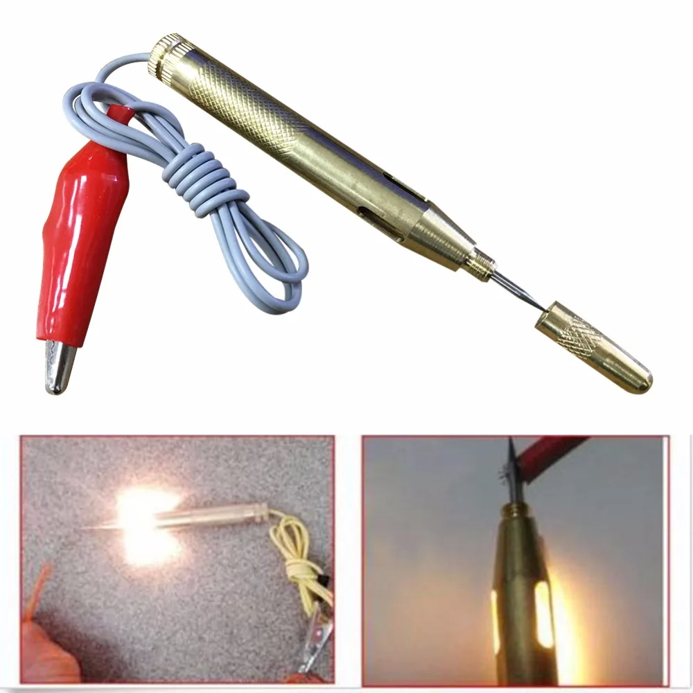 

Auto Circuit Tester Test Pencil Vehicle Failure Test Pencil for Car Motorcycle Boats DC 6V 12V 24V Car Repair Tools