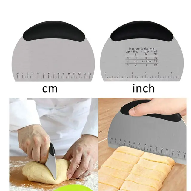 Инструменты для выпечки | скребок для теста нож для теста резак для муки измельчитель муки резак для пиццы Удобная ручка из нержавеющей стали