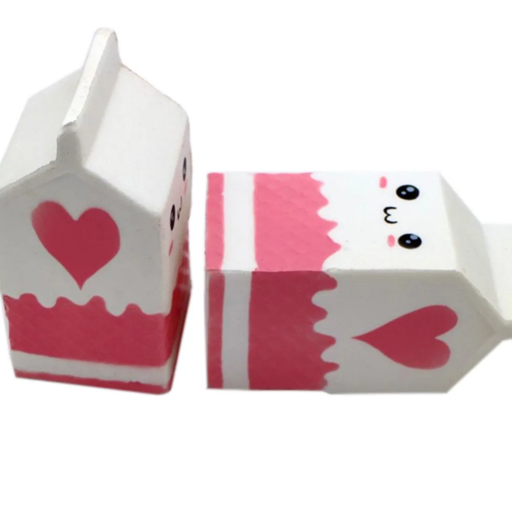 12x5,5 см Моделирование Milk box искусственная Squeeze антистресс Squeeze Игрушка мягкая Сожмите замедлить рост стресса игрушка рождественские подарки