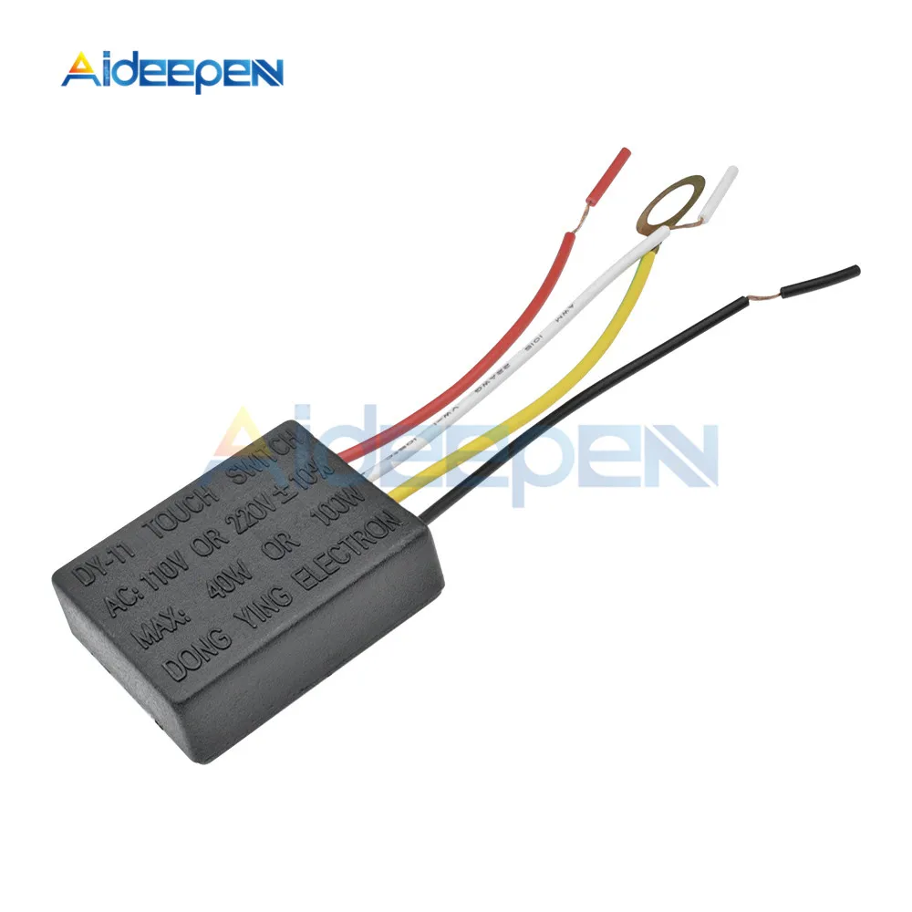 

AC 220V Lamp Touch Switch Electrical Equipment Table Light Parts On/off 1 Way Touch Control Sensor Bulb Lamp Switch