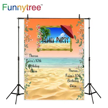 

Funnytree photography backdropscartoon beach sea party frame travel photocall photography studio funds child photography