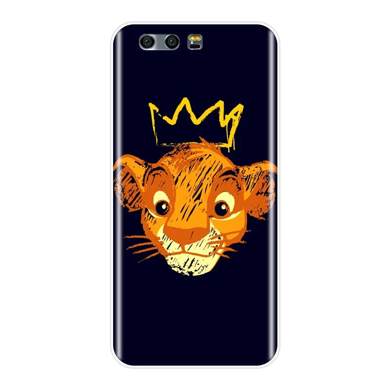 Чехол для телефона Huawei Honor 7 7S 7X 7A 7C Pro 10 9 8 8X MAX Lion King Мягкая силиконовая задняя