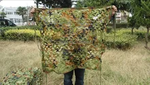 1x1m Camouflage Netting Woodland Leaves Camo Hunting Cloth for Camping Outdoor Sports Sunshades Tent