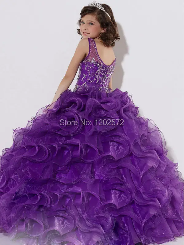 vestido roxo para criança