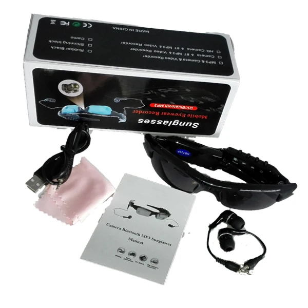 SM07B HD 1080P камера мини DV видеокамера солнцезащитные очки видео рекордер Bluetooth