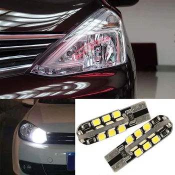 

Ownsun 2pcs New T10 Universal LED Width Lamps Car Wedge Warning 24 Light Bulbs For Nissan Qashqai/Sunny/Sylphy/Teana/Tiida