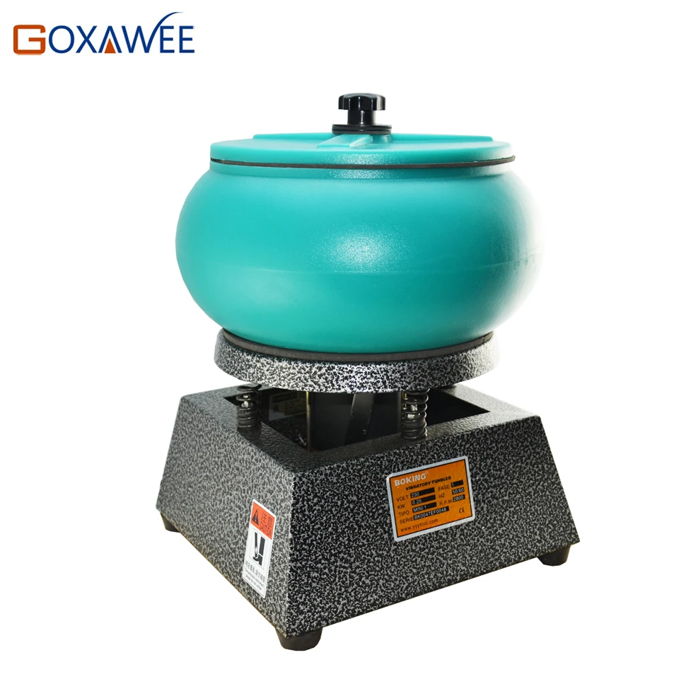 GOXAWEE 10 Mini Vibratory Media Tumbler jewelry Finisher Lapidary