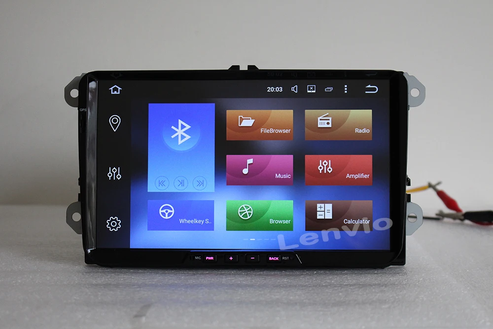 Top Lenvio IPS RAM 4G+32G Octa Core Android 8.0 CAR DVD GPS Player For Skoda VW Volkswagen Universal  golf 5 6 Polo Passat CC Tiguan 2